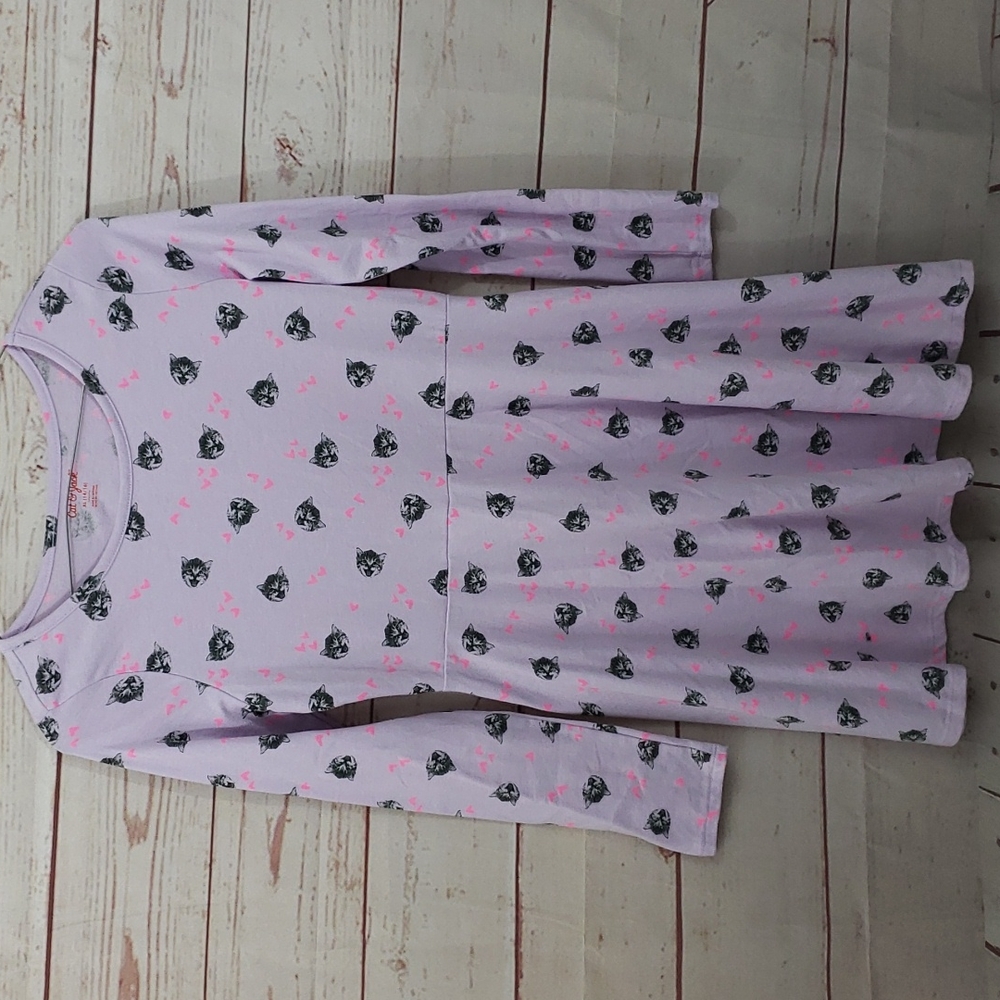 Kittens & Hearts♡Kitty Cat Fanatics Long Sleeve Dress